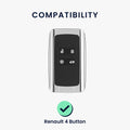 Silicone case compatible with Renault car key