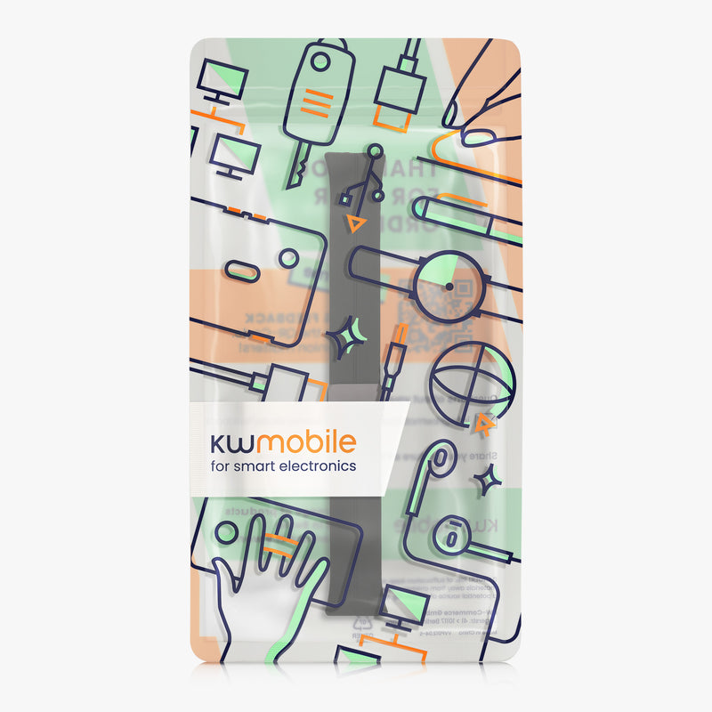 kwmobile Silicone Watch Strap for Samsung Galaxy Fit 3 Strap Replacement Strap for Fitness Tracker Replacement Strap Smartwatch