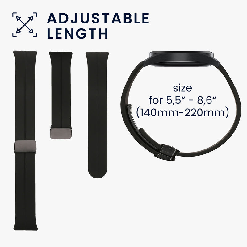 kwmobile Silicone Watch Strap for Samsung Galaxy Fit 3 Strap Replacement Strap for Fitness Tracker Replacement Strap Smartwatch