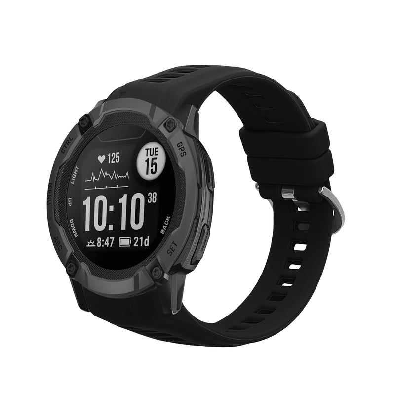 kwmobile Silicone Watch Strap for Garmin Instinct 2S Bracelet Replacement Band for Fitness Tracker Changing Strap Smartwatch