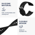 kwmobile Silicone Watch Strap for Garmin Instinct 2S Bracelet Replacement Band for Fitness Tracker Changing Strap Smartwatch