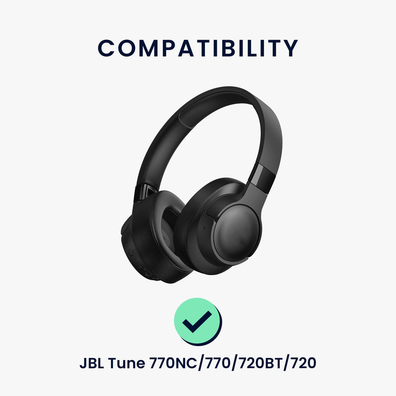 kwmobile Ear Pads for JBL Tune 770NC / 770 / 720BT / 720 Earpad Replacement Headphone Spares Over Ear Headphones