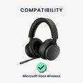 kwmobile Ear Pads for Microsoft Xbox Wireless Headphones Replacement Parts Over-Ear Headphones