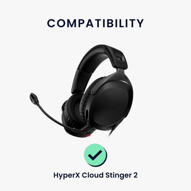 kwmobile Ear Pads for HyperX Cloud Stinger Ear Cushions Replacement Headphone Parts Headphone Replacement Pads Over Ear Headphones