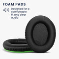 kwmobile Ear Pads for HyperX Cloud Stinger Ear Cushions Replacement Headphone Parts Headphone Replacement Pads Over Ear Headphones