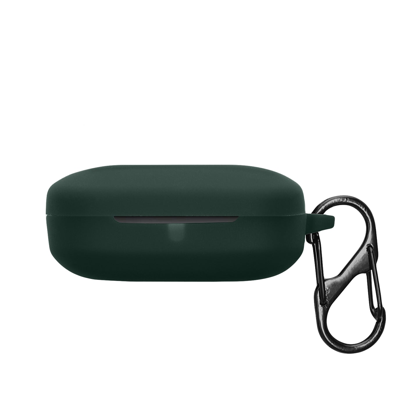 kwmobile Hülle kompatibel mit OnePlus Buds 3 Kopfhörer - Silikon Schutzhülle Etui Case Cover Schoner in Dunkelgrün Dunkelgrün  