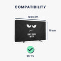 kwmobile 55" TV Cover Outdoor Television Case Screen Protector Weatherproof
