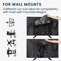 kwmobile 55" TV Cover Outdoor Television Case Screen Protector Weatherproof