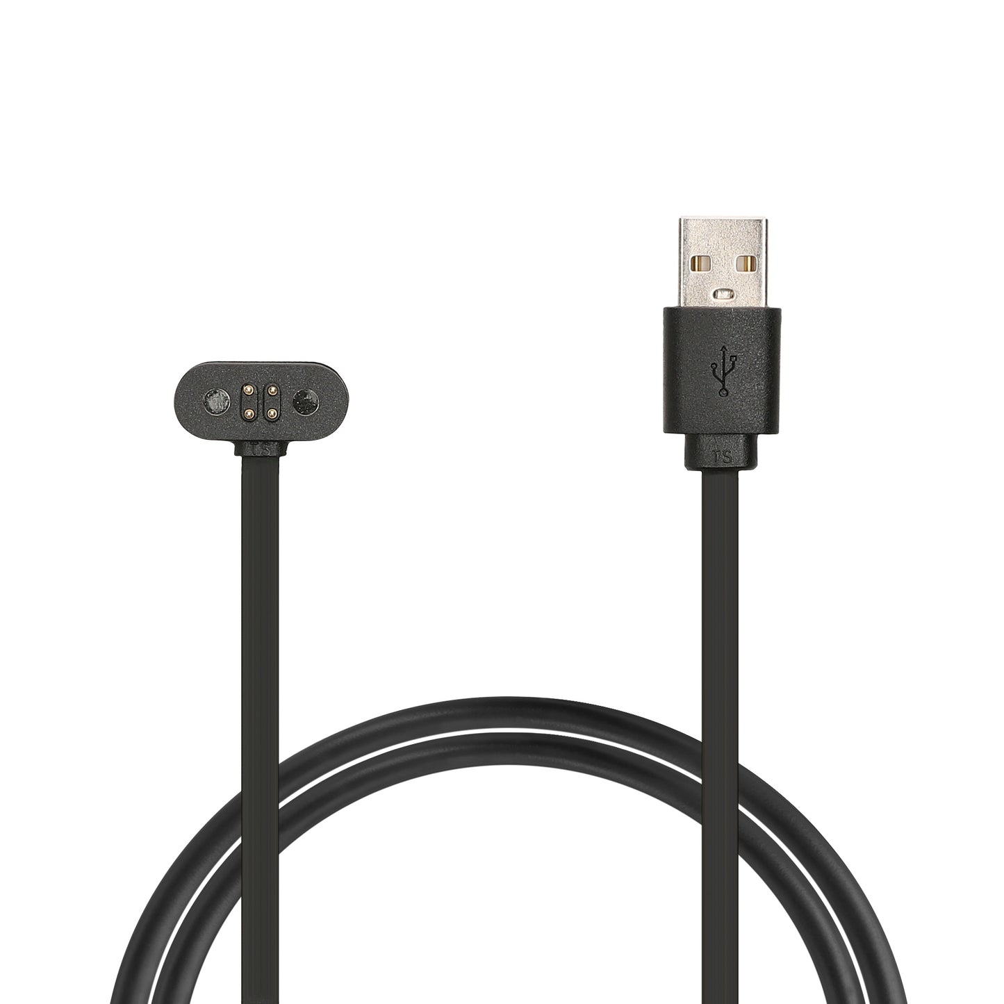 kwmobile Compatible for Mojawa RunPlus USB Charging Cable Charger for Smartwatch Fitness Tracker Replacement Cable