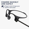 kwmobile Compatible for Mojawa RunPlus USB Charging Cable Charger for Smartwatch Fitness Tracker Replacement Cable