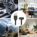 kwmobile Compatible for Mojawa RunPlus USB Charging Cable Charger for Smartwatch Fitness Tracker Replacement Cable