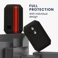 kwmobile Car Key Cover Compatible with Suzuki 2-Button Car Key Keyless Go Cover