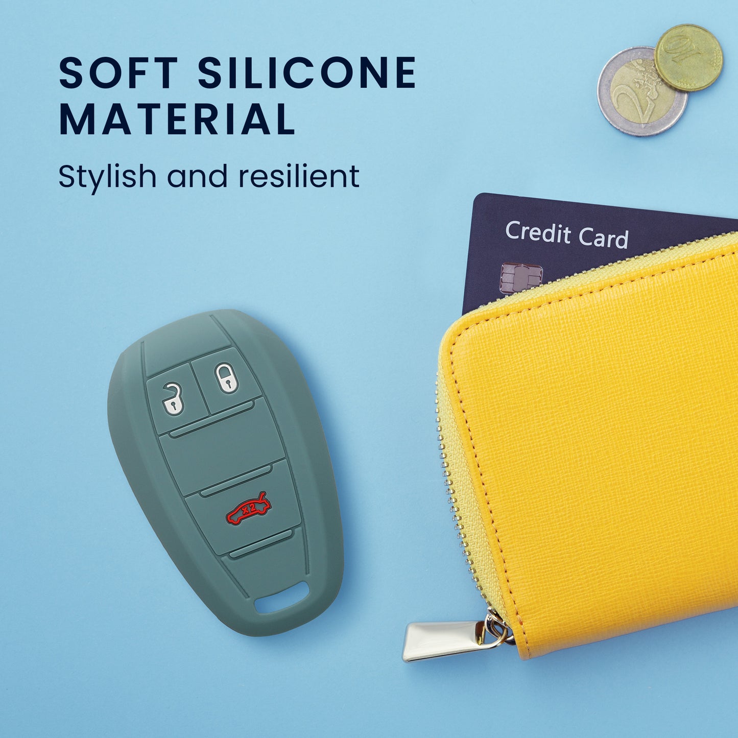 Silicone Case compatible with Alfa Romeo Car Key