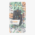 kwmobile Car Key Cover compatible with Fiat 4-Button Flip Car Key - Key Case