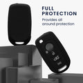 kwmobile Car Key Cover compatible with Fiat 4-Button Flip Car Key - Key Case