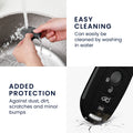 kwmobile Car Key Cover compatible with Fiat 4-Button Flip Car Key - Key Case