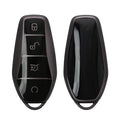 kwmobile Autoschlüssel Hülle kompatibel mit BYD Atto 3 / Sealion / Han / Tang / Dolphin / Seal - Schlüsselhülle Silikon Cover - Schwarz matt Schwarz Schwarz matt  [dsg01]