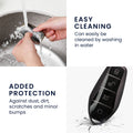 kwmobile Car Key Cover compatible with BYD Atto 3 / Sealion / Han / Tang / Dolphin / Seal - Silicone Key Fob Cover