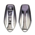 kwmobile Autoschlüssel Hülle kompatibel mit BYD Atto 3 / Sealion / Han / Tang / Dolphin / Seal - Schlüsselhülle Silikon Cover - Dunkelgrau Silber Dunkelgrau  [dsg02]