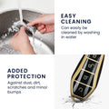 kwmobile Car Key Cover compatible with BYD Atto 3 / Sealion / Han / Tang / Dolphin / Seal - Silicone Key Fob Cover
