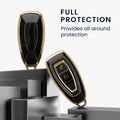 kwmobile Car Key Cover Compatible with Ford 3-Button Car Key Keyless Go