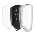 kwmobile Car Key Cover Compatible with VW Golf 8 3-Button Car Key
