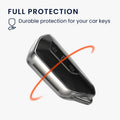 kwmobile Car Key Cover Compatible with VW Golf 8 3-Button Car Key
