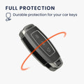 kwmobile Car Key Cover Compatible with Hyundai 3-Button Car Key Keyless Go