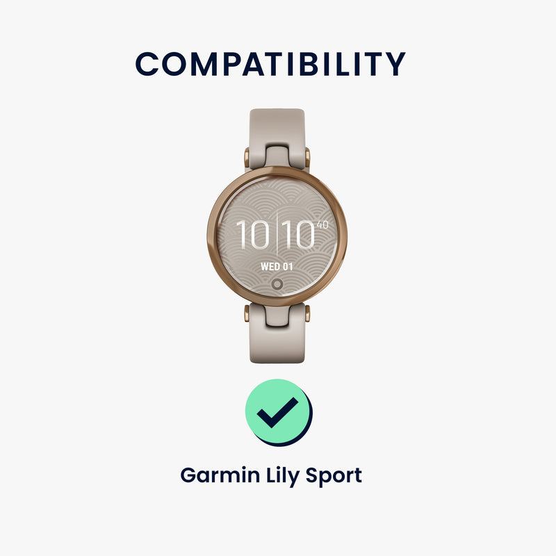 kwmobile Screen Protector Compatible with Garmin Lily Sport Film Protective Film for Fitness Tracker Robust Screen Protection
