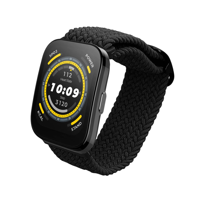 kwmobile Strap compatible with 22mm Amazfit Bip 6 / Bip 5 Unity / Bip 5 / GTS 3 / Balance 2 / Helio Strap - Fitness Tracker Sports Bracelet Band - Inner dimensions from 14 - 22 cm