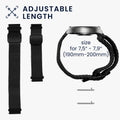 kwmobile Strap compatible with 22mm Amazfit Bip 6 / Bip 5 Unity / Bip 5 / GTS 3 / Balance 2 / Helio Strap - Fitness Tracker Sports Bracelet Band - Inner dimensions from 14 - 22 cm