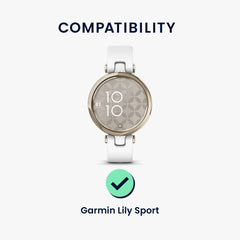 kwmobile Uhrenarmband kompatibel mit Garmin Lily Sport Ersatz Armband Ersatzarmband für Smartwatch 14 - 22 cm Innenmaße