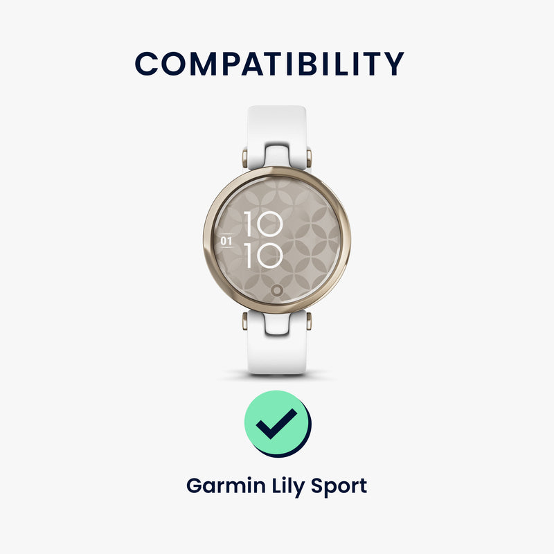 kwmobile Watch Strap Compatible with Garmin Lily Sport Replacement Band Replacement Strap for Smartwatch 14 - 22 cm Inner Dimensions
