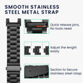 kwmobile Watch Strap Compatible with Garmin Lily Sport Replacement Band Replacement Strap for Smartwatch 14 - 22 cm Inner Dimensions