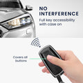 kwmobile Car Key Cover Compatible with BMW 3-Button Keyless Go Car Key - Protective Case with Keyring