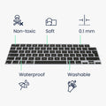 kwmobile Keyboard Protector for Apple Macbook Air 15 2023 M2 (A2941) QWERTZ Keyboard Cover