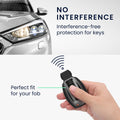 kwmobile Car Key Cover Compatible with Mercedes Benz 3-Button Car Key - Silicone Cover