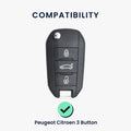 Silicone Cover compatible with Peugeot Citroen Car Key