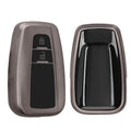 kwmobile Car Key Fob Cover Compatible with Toyota 2-Button Smart Key - Silicone Case