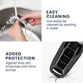 kwmobile Car Key Cover Compatible with Ford 3-Button MyKey Car Key (Key Free) - Silicone Protective Case