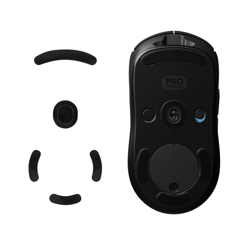 kwmobile Mouse Feet Sticker compatible with Logitech G Pro Wireless Gaming Replacement Gliders - Precisely Fitting Mouse Feet - Mouse Glides