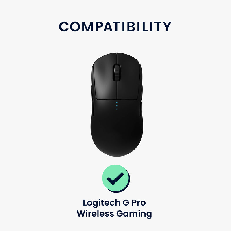 kwmobile Mouse Feet Sticker compatible with Logitech G Pro Wireless Gaming Replacement Gliders - Precisely Fitting Mouse Feet - Mouse Glides