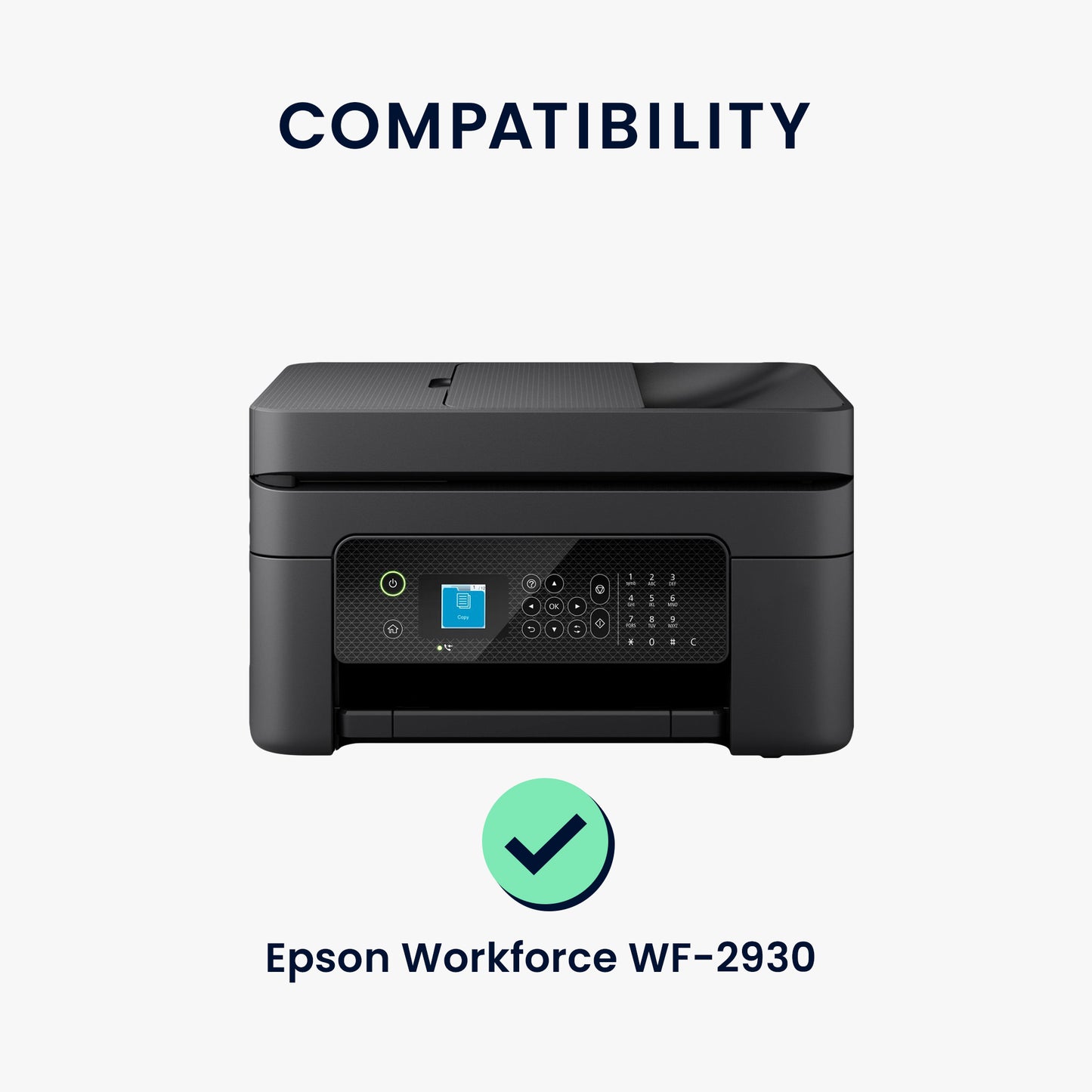 kwmobile Cover compatible with Epson Workforce WF-2930 - Bag Case Printer - Dust Cover Protective Hood Protective Case