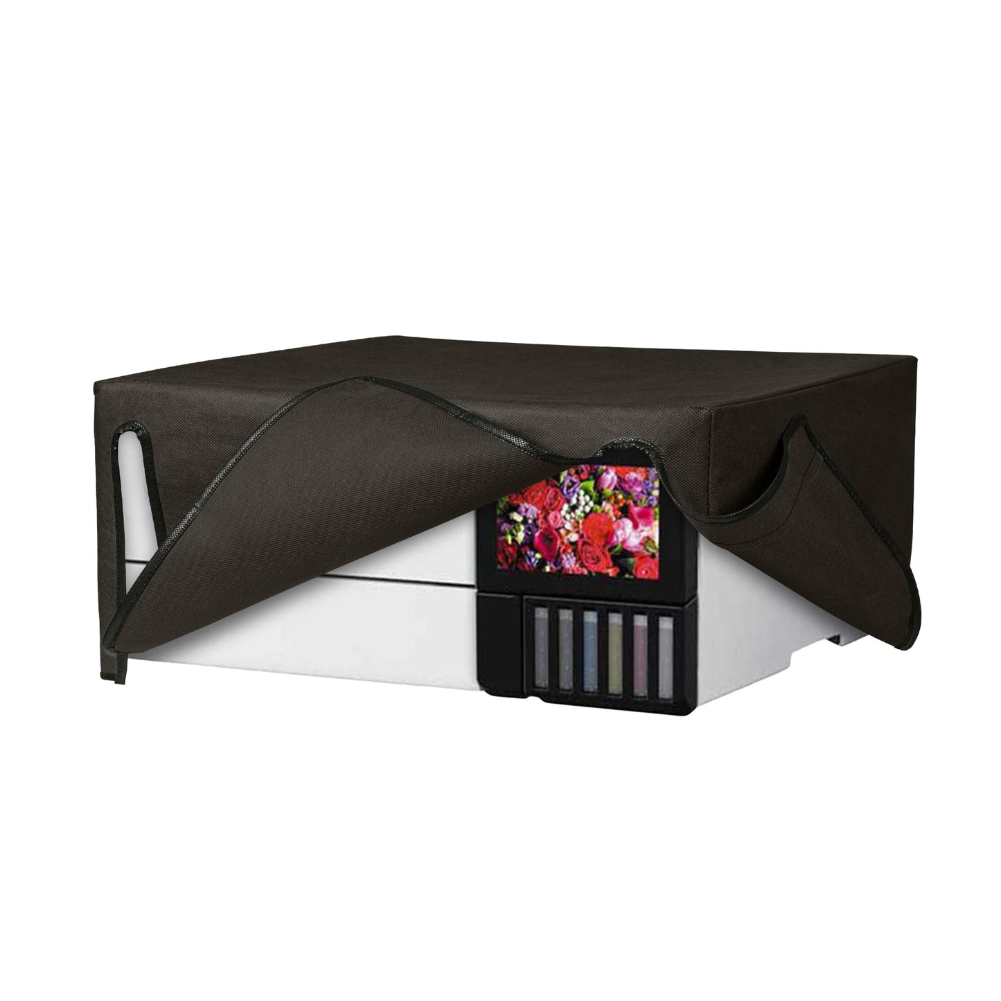 kwmobile Cover kompatibel mit Epson EcoTank Photo ET-8500 - Tasche Hülle Drucker - Staubschutzhülle Schutzhaube Schutzhülle - Dunkelgrau Dunkelgrau  
