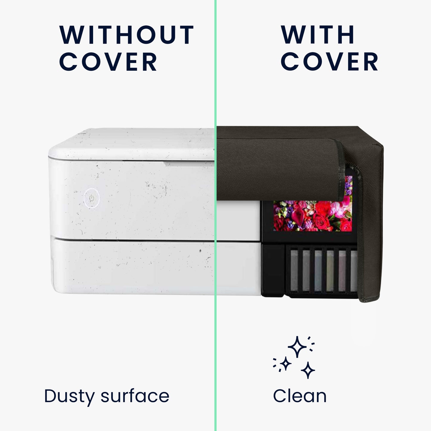 kwmobile Cover compatible with Epson EcoTank Photo ET-8500 - Printer Bag Case - Dust Cover Protective Hood Protective Sleeve
