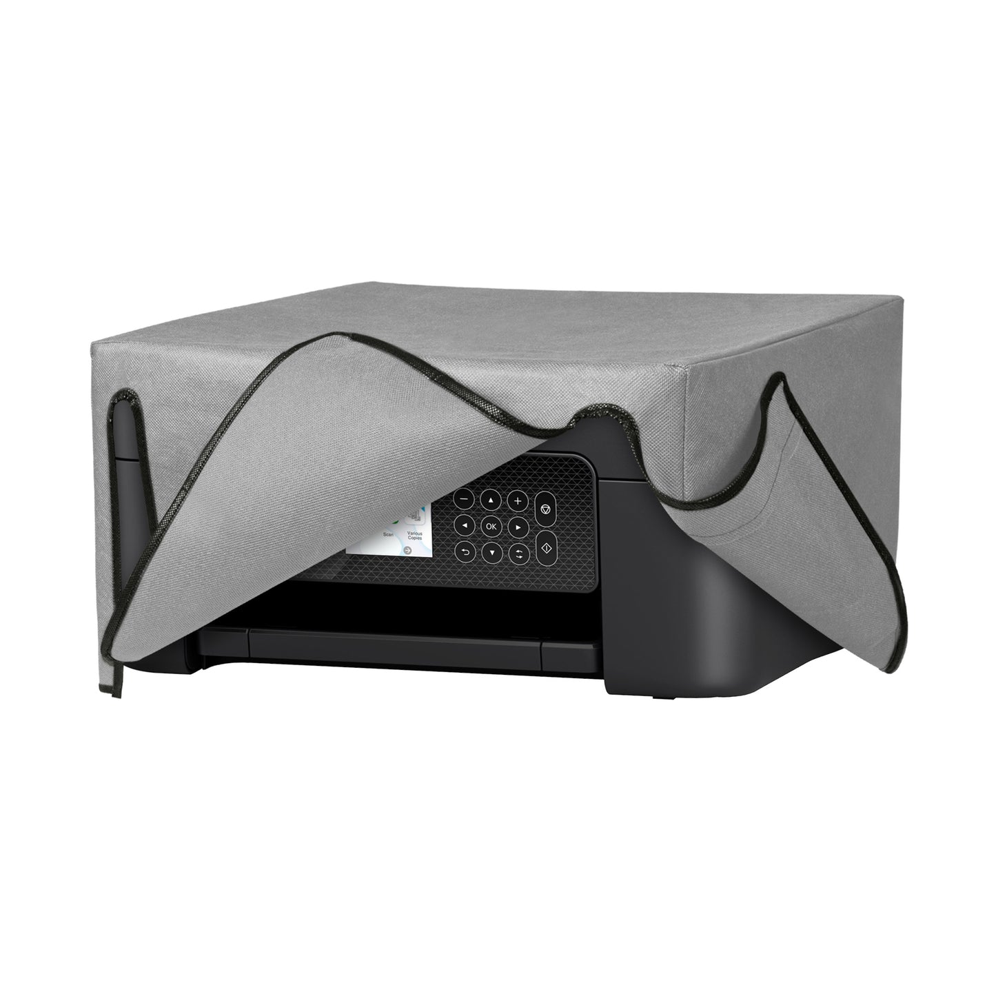kwmobile Cover kompatibel mit Epson Expression Home XP-3200 / XP-4200 / XP-4205 - Tasche Hülle Drucker - Staubschutzhülle Schutzhaube Schutzhülle - Hellgrau Hellgrau  