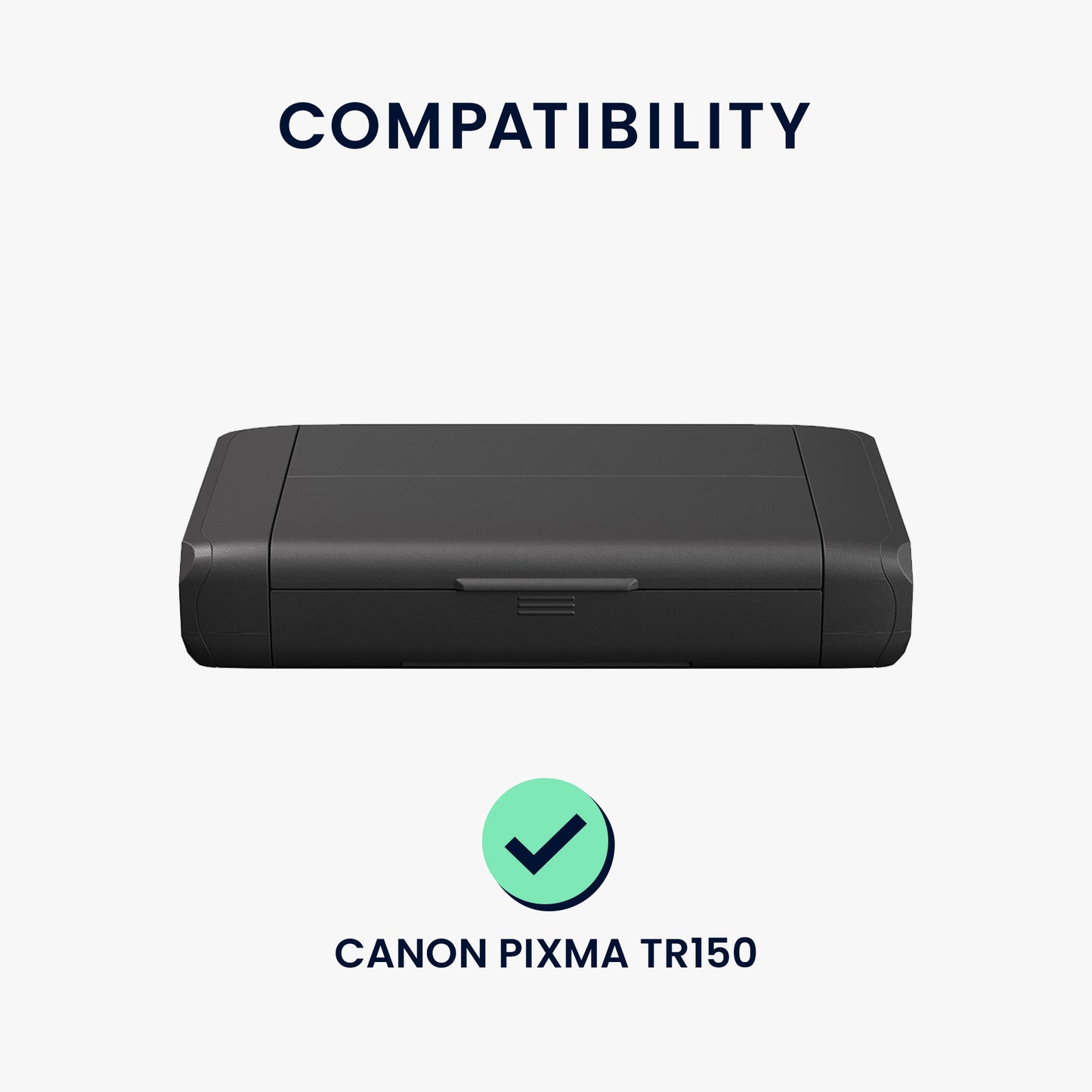 kwmobile Cover Compatible with Canon PIXMA TR150 - Bag Case Printer - Dust Cover Protective Hood Protective Case