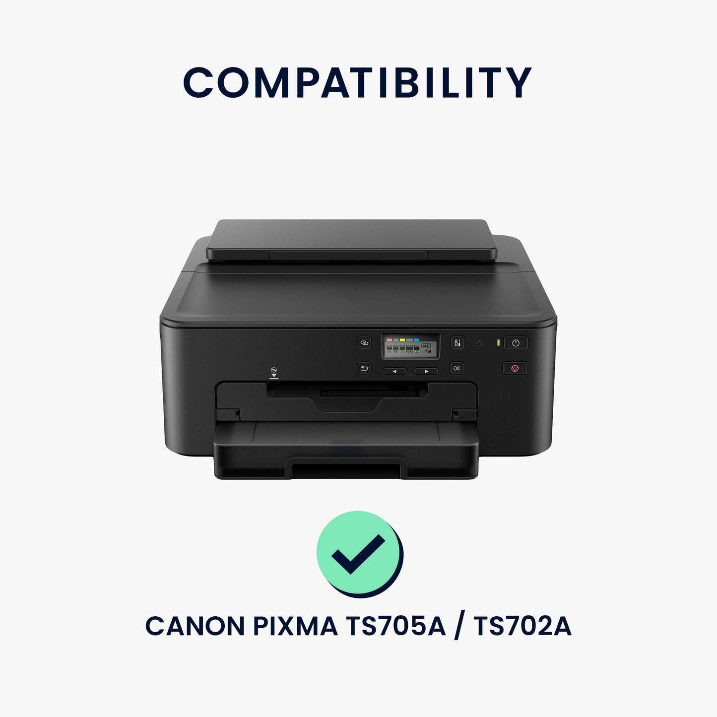 kwmobile Cover compatible with Canon PIXMA TS705a / TS702a - Printer Bag Case - Dust Cover Protective Hood Protective Case