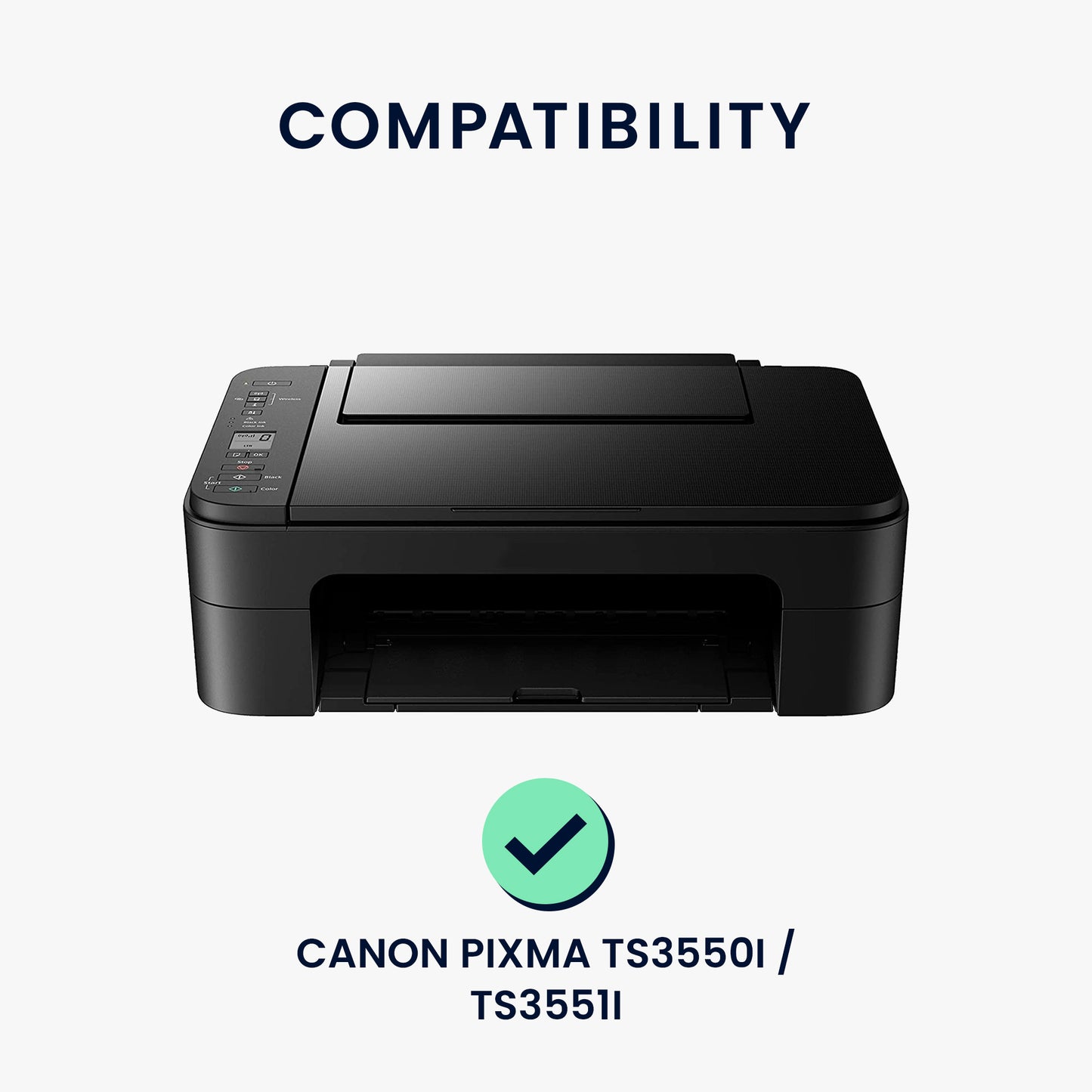 kwmobile Cover compatible with Canon PIXMA TS3550i / TS3551i - Printer Bag Case - Dust Cover Protective Hood Protective Case