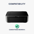 kwmobile Cover Compatible with Canon PIXMA MG3650 S - Bag Case Printer - Dust Cover Protective Hood Protective Case